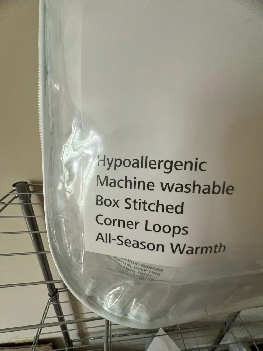 Microfiber Duvet Insert - White